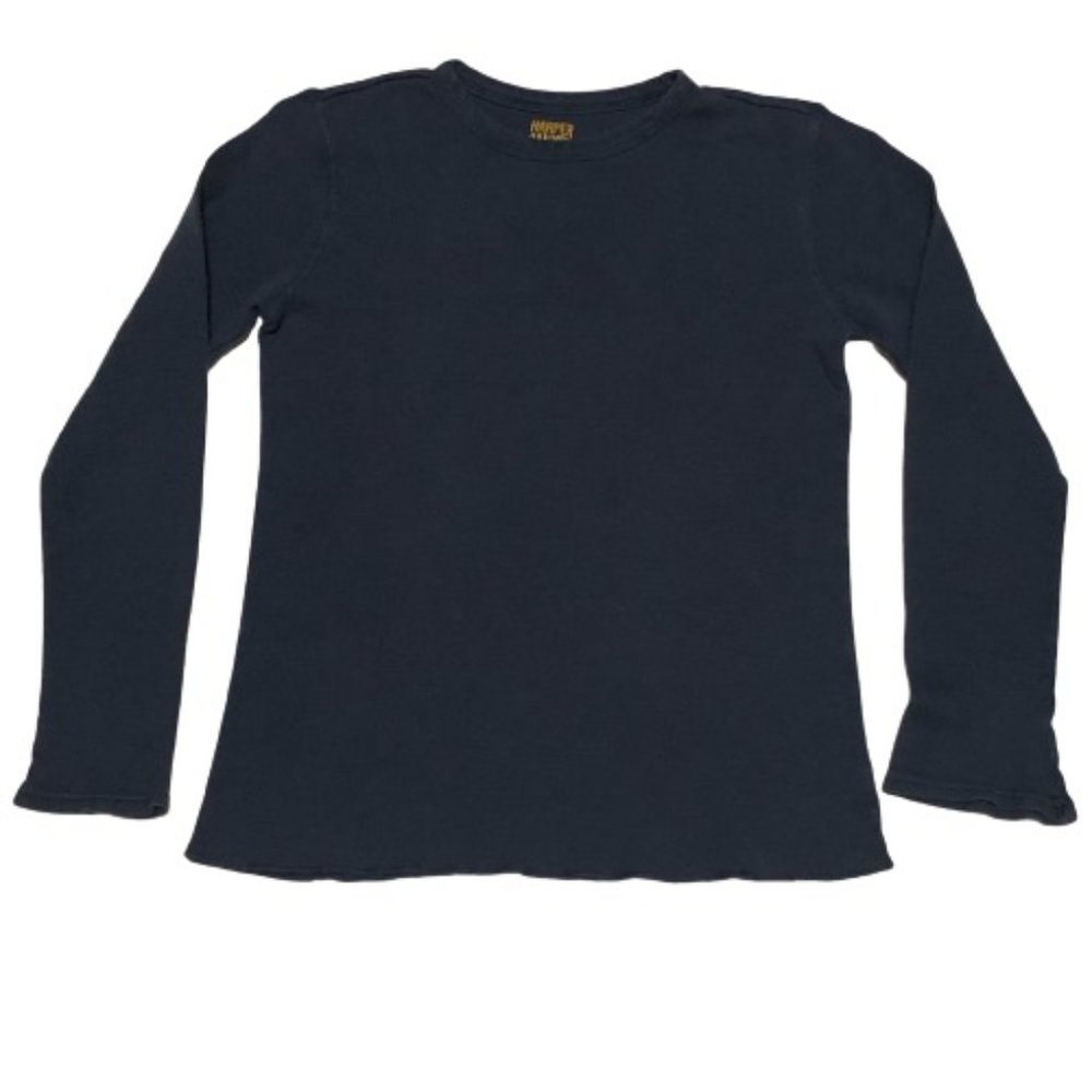 HARPER CANYON Boys Thermal Long Sleeved T Shirt Cotton Blue M (8-10)